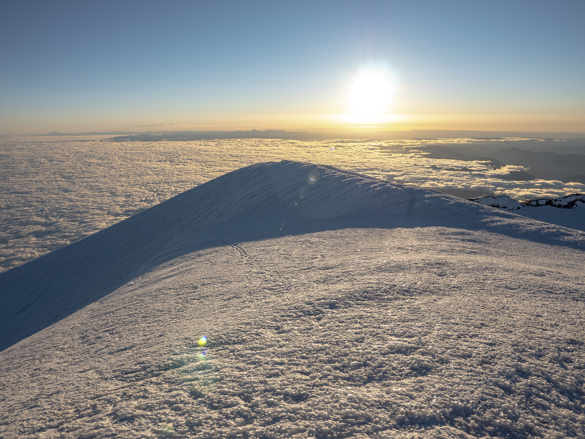 Summiting Mount Rainier